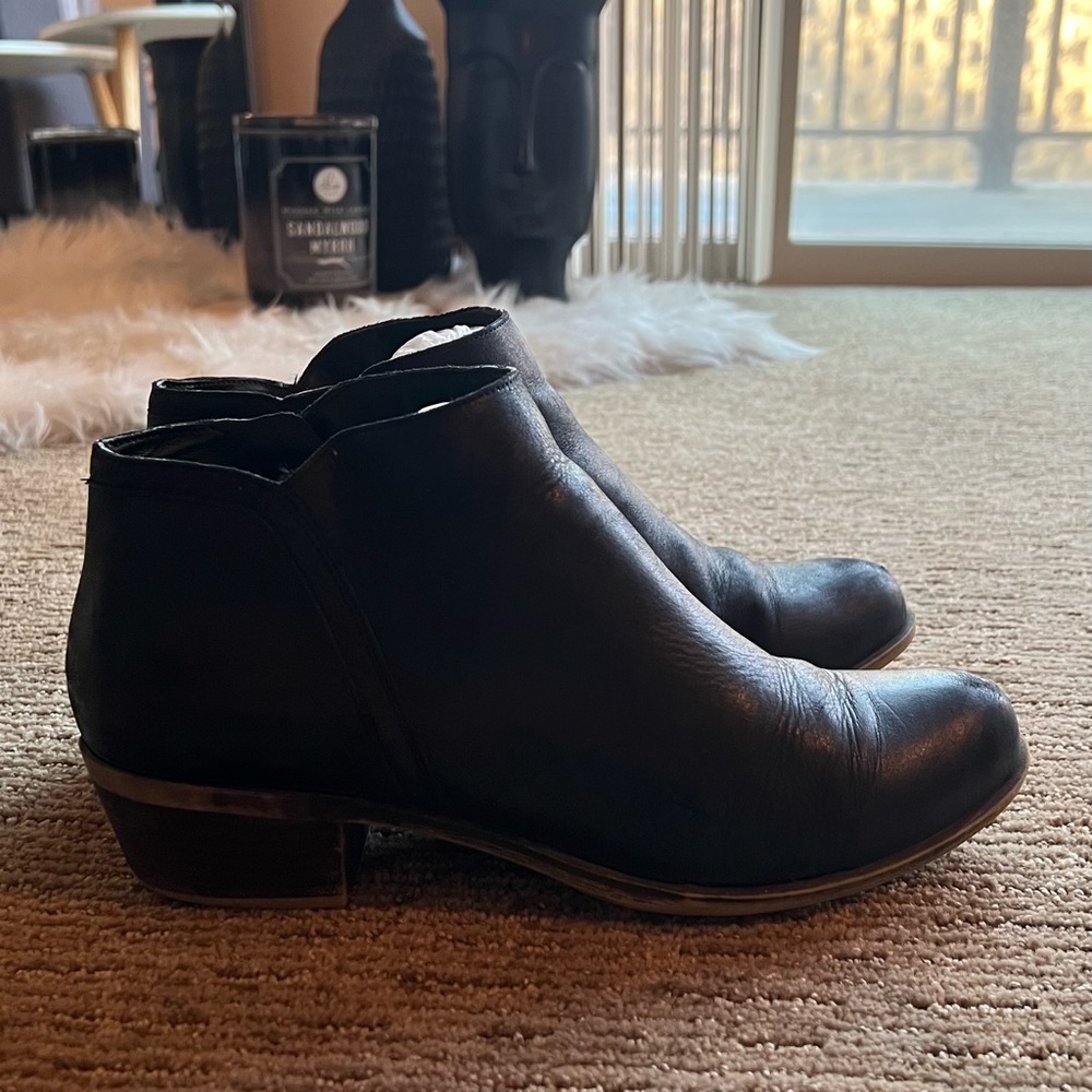 Lucky Brand Leather Booties